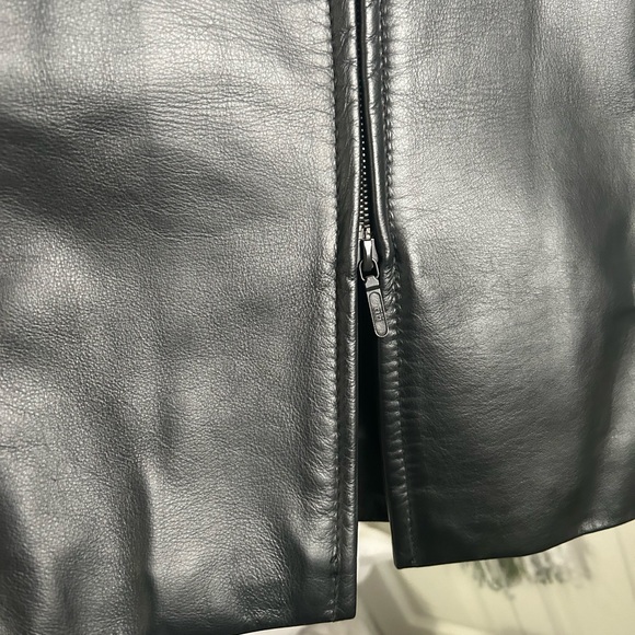 NWOT Ladies Vintage Leather Ranch Coat - Picture 14 of 15